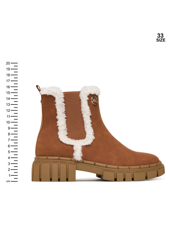 MICHAEL Michael Kors Īsie zābaki MICHAEL Michael Kors MK02655220 Brūns