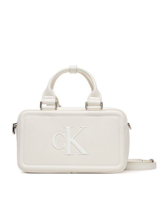 Calvin Klein Τσάντα Calvin Klein Bold Ck Bauletto Crossbody LV04F3411G Λευκό