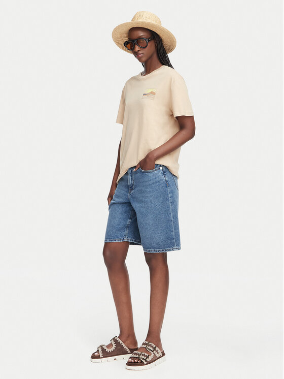 Billabong Billabong Camiseta Sun Phased EBJZT00423 Beis Oversize