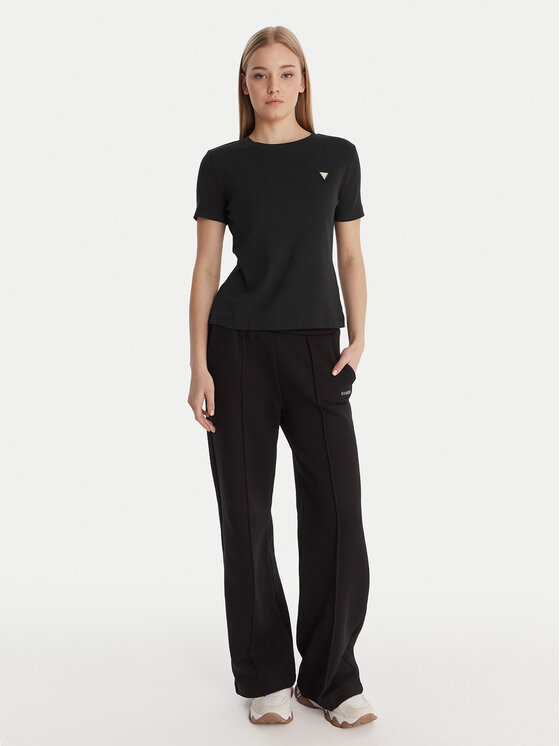 Guess Guess Camiseta V6RI17 KD741 Negro Regular Fit