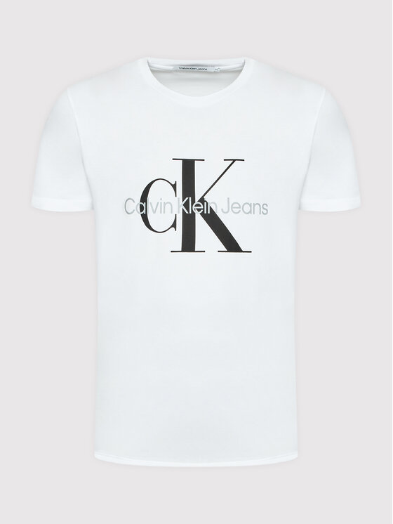 Calvin Klein Jeans Calvin Klein Jeans T-shirt J30J320935 Bijela Slim Fit