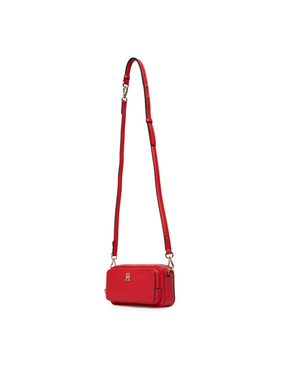 Tommy Hilfiger Ročna torba Tommy Hilfiger Th Daily Camera Bag AW0AW18377 Rdeča