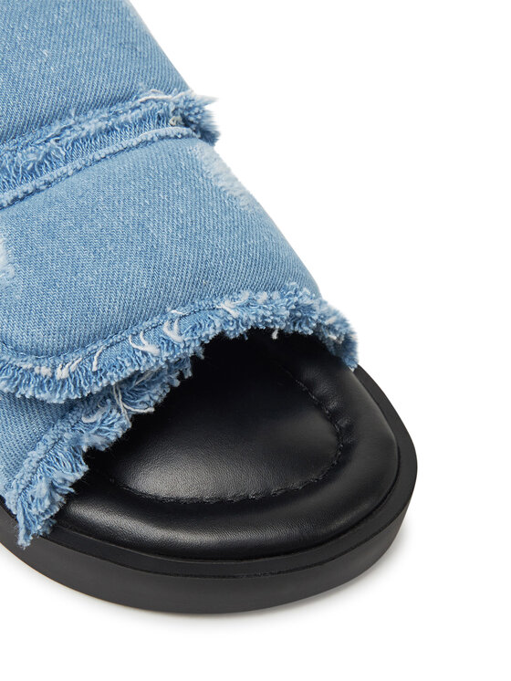 Inuikii Шльопанці Inuikii Classic Jeans Velcro 70104-143 506 Голубий