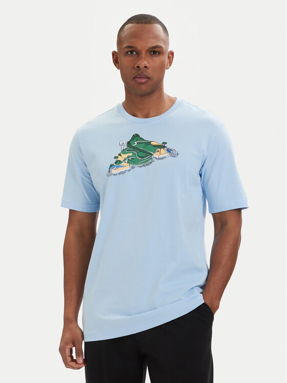 adidas adidas Camiseta Novelty Mini Graphic JZ5038 Celeste Regular Fit