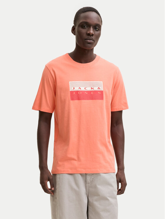 Jack & Jones Jack & Jones Camiseta Fusion Dots 12289863 Rosa Regular Fit