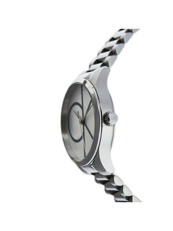 Calvin Klein Ročna ura Calvin Klein Iconic 25200345 Srebrna