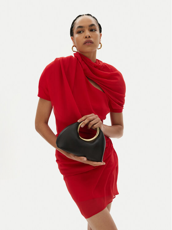 JACQUEMUS Kabelka JACQUEMUS Mini ring handbag 241BA395 Čierna