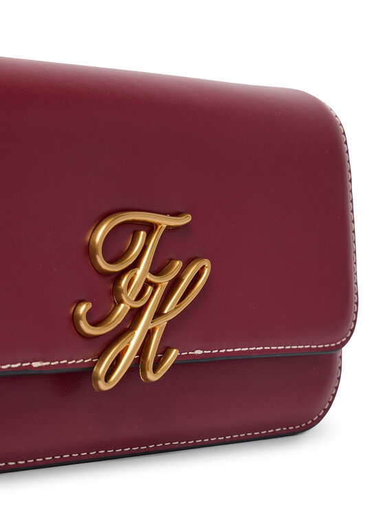 Tommy Hilfiger Táska Tommy Hilfiger Th Script Flap Crossover AW0AW18399 Bordó