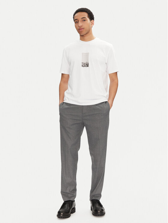 Jack & Jones Jack & Jones Majica Pacer Photo 12273775 Bela Relaxed Fit