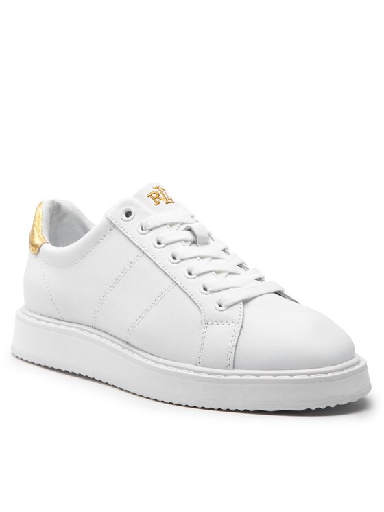 LAUREN RALPH LAUREN Sneakersy Lauren Ralph Lauren Angeline 802875886002 Biały