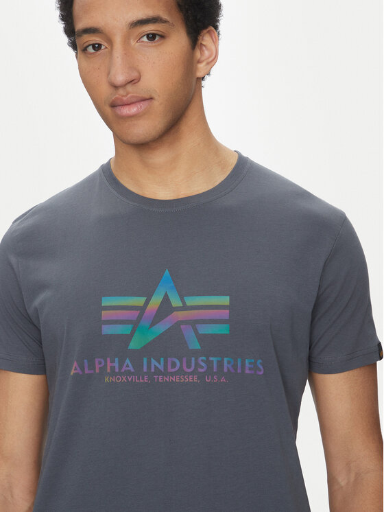 Alpha Industries Alpha Industries Футболка Basic 100501 Сірий Regular Fit
