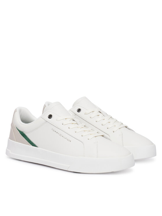 Tommy Hilfiger Sneakers Tommy Hilfiger Th Court FM0FM05879 Alb