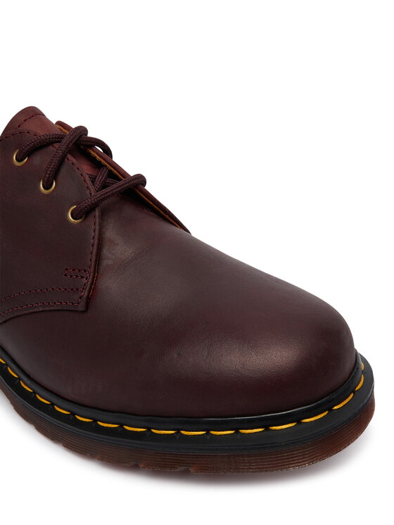 Dr. Martens Polobotky Dr. Martens 3 Eye Crazy Horse DM11838601 Bordó