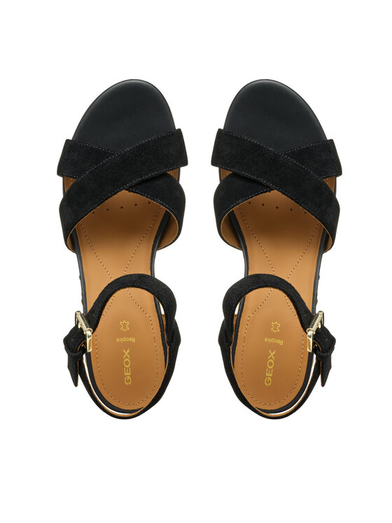 Geox Espadrilles Geox D Ischia Corda D55HHB 00020 C9999 Fekete