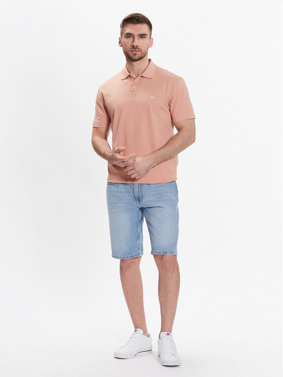 Quiksilver Quiksilver Поло Essentials EQYKT04094 Рожевий Regular Fit