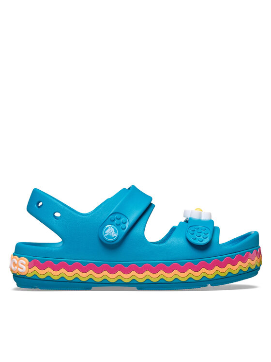 Crocs Босоніжки Crocs Toddler Crocband Cruiser Ricrac Sandal 211032 Голубий