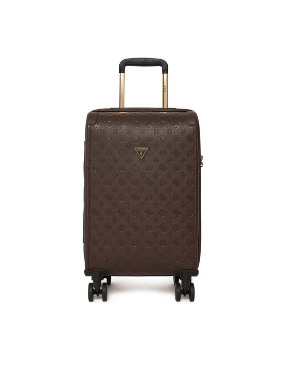 Guess Βαλίτσα Καμπίνας Guess Lenwood Travel TWDP21 02983 Σκούρο καφέ