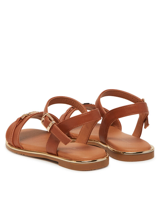 Tommy Hilfiger Sandali Tommy Hilfiger T3A2-33778-0326 M Rjava