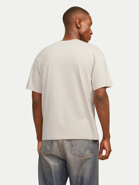 Jack & Jones Jack & Jones Camiseta Legacy 12256589 Beis Relaxed Fit