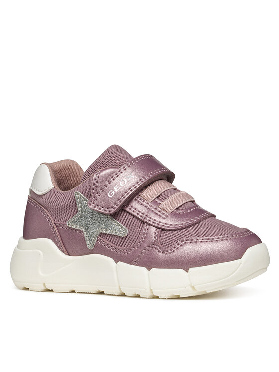Geox Sneakersy Geox B Flexyper Mini Girl B566NB 0AJAS C8217 M Tmavo strieborná