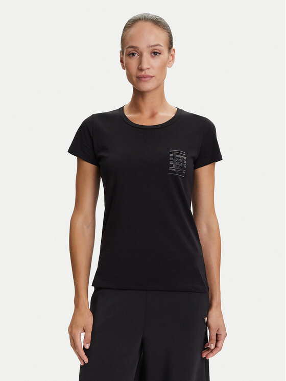 Liu Jo Sport Liu Jo Sport Camiseta TF5287 JS923 Negro Regular Fit