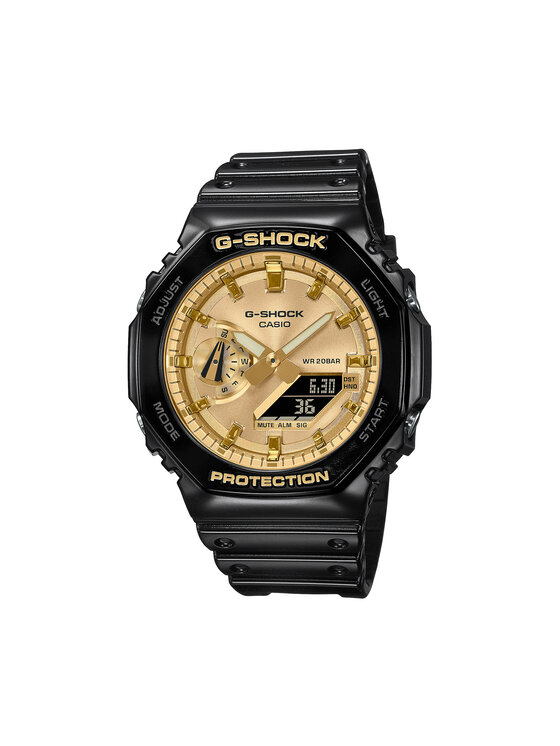 G-Shock Годинник G-Shock Octagon GA-2100GB-1AER Чорний