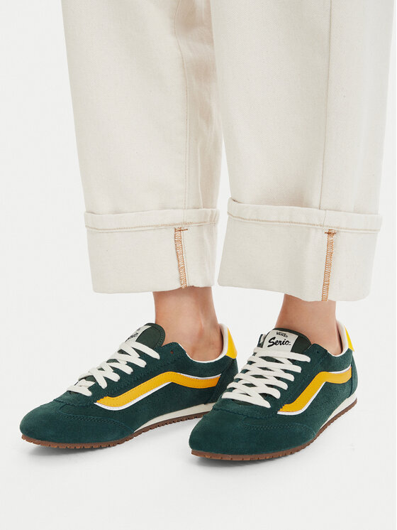 Vans Sneakersy Vans Super Lowpro VN000XVK02I1 Tmavo zelená