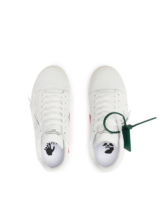 Off-White Snīkeri Off-White Low Vulcanized IA178S22LEA0020101 Balts