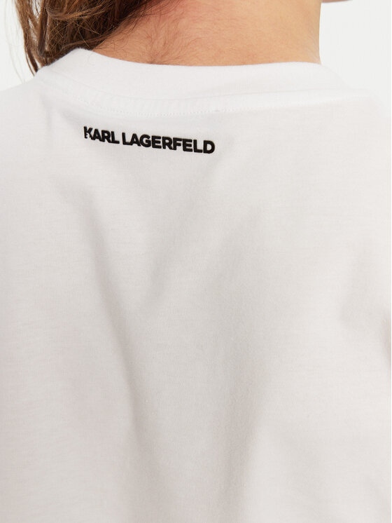 KARL LAGERFELD KARL LAGERFELD Camiseta A1W17025 Blanco Relaxed Fit