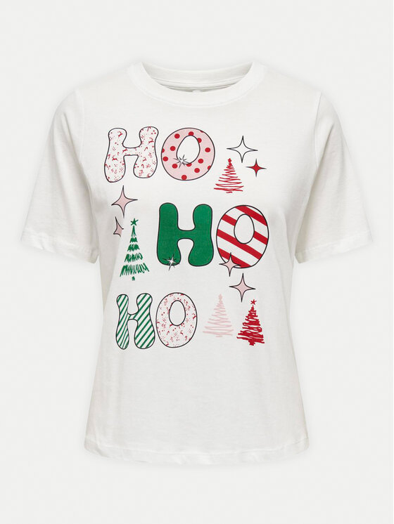 ONLY ONLY T-Shirt Rosie 15332339 Λευκό Regular Fit