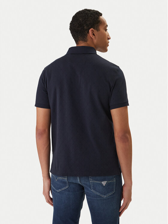 Guess Guess Polo M6RP05 KD181 Azul marino Regular Fit