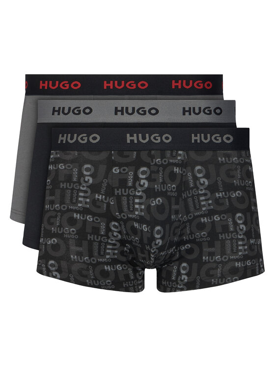 HUGO HUGO Conjunto de calzoncillos boxer Triplet Design 50532550 Negro