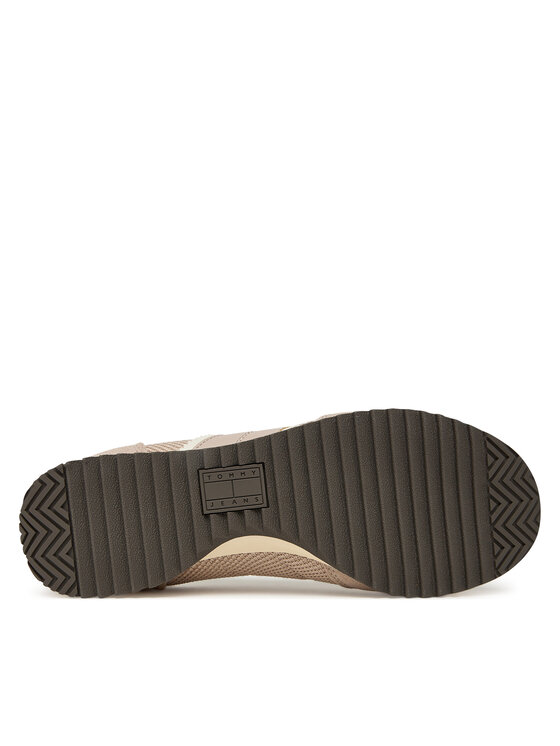 Tommy Jeans Laisvalaikio batai Tommy Jeans Tjw Low Profile Runner EN0EN02862 Écru