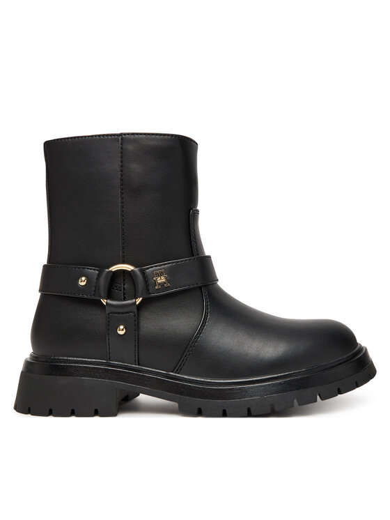 Tommy Hilfiger Botki Tommy Hilfiger T3A5-34021-1355999 Czarny