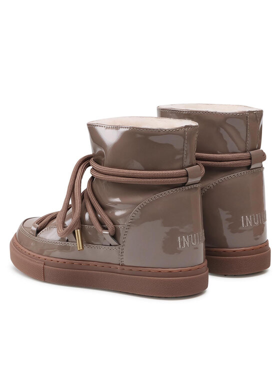 Inuikii Снігоходи Inuikii Sneaker Vernice 70202-066 Коричневий