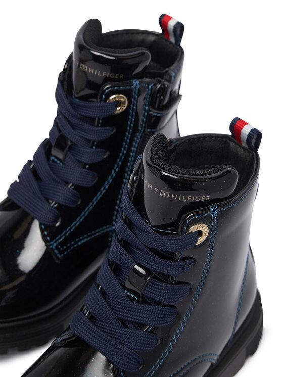 Tommy Hilfiger Schnürschuhe Tommy Hilfiger T1A5-35153-1237 M Dunkelblau