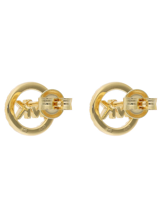 Michael Kors Обици Michael Kors Logo Circle Stud MKC1247AN710 Златист