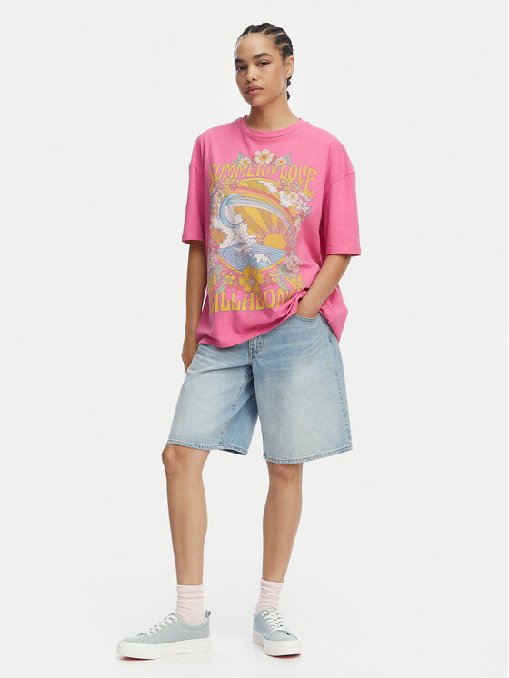Billabong Billabong Camiseta Summer Of Love EBJZT00592 Rosa Loose Fit