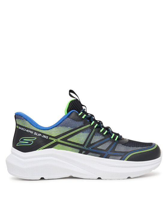 Skechers Sneakersy Skechers Microspec Velocity - Grid-Shift 404220L/BBLM Czarny