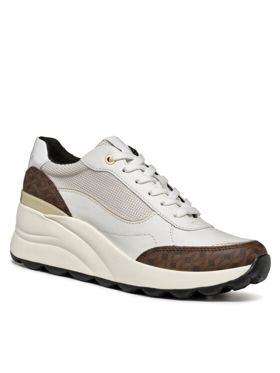 Geox Sportcipők Geox D Spherica Ec13 D45WAA 085AS C1352 Fehér