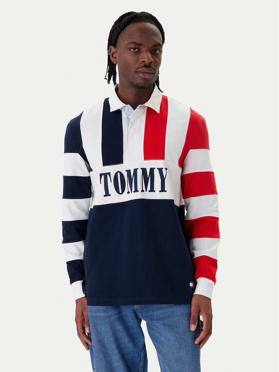 Tommy Jeans Tommy Jeans Polo Archive Rugby DM0DM23054 Azul marino Relaxed Fit