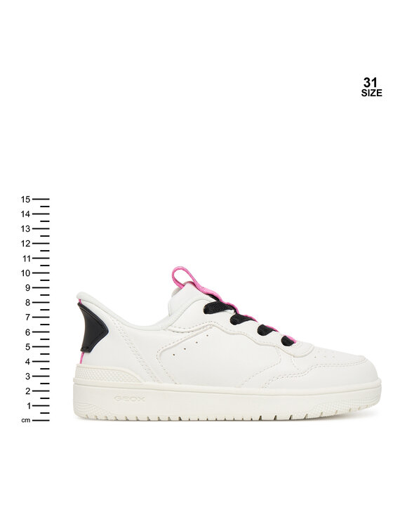Geox Snīkeri Geox J Washiba Fast In Gi J56NSA 05415 C0563 S Balts