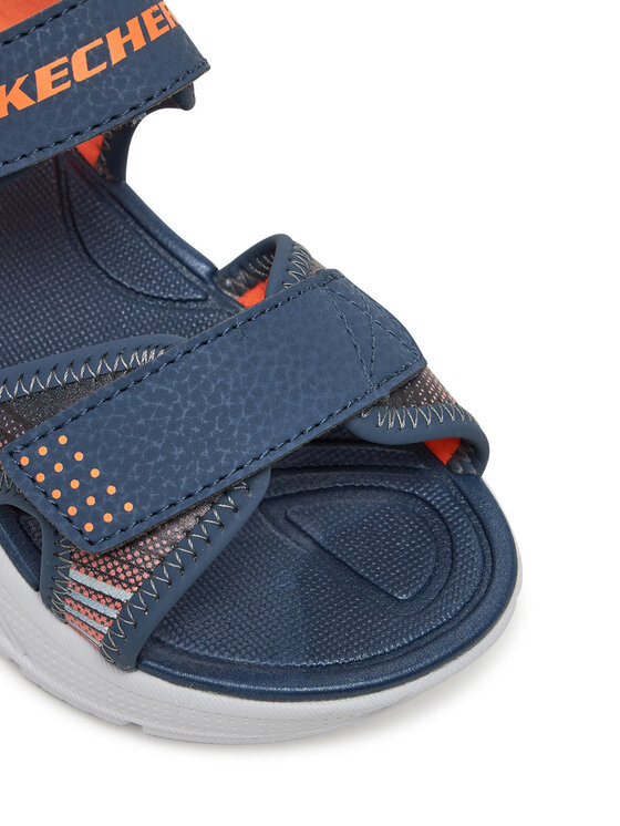 Skechers Sandály Skechers Microspec-Splash- 407034L/NVOR Tmavomodrá