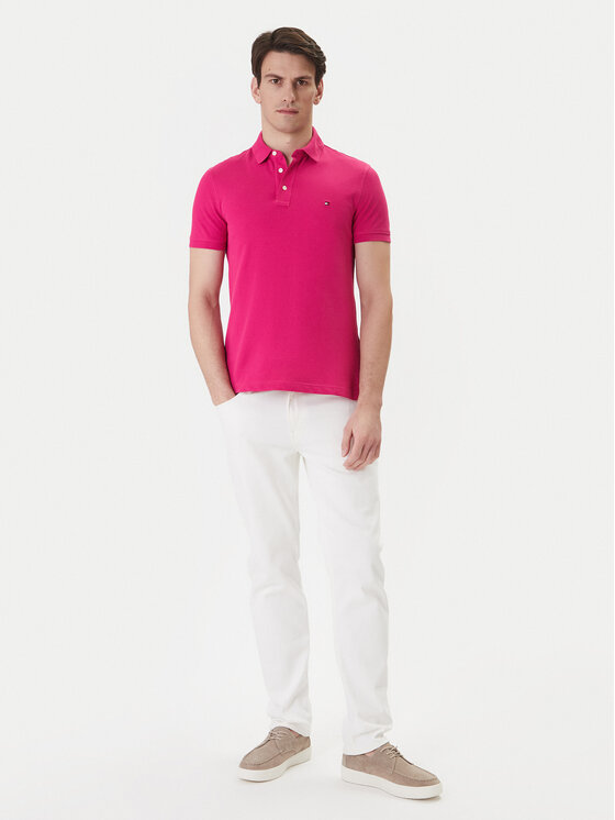 Tommy Hilfiger Tommy Hilfiger Polo 1985 MW0MW17771 Rosa Slim Fit