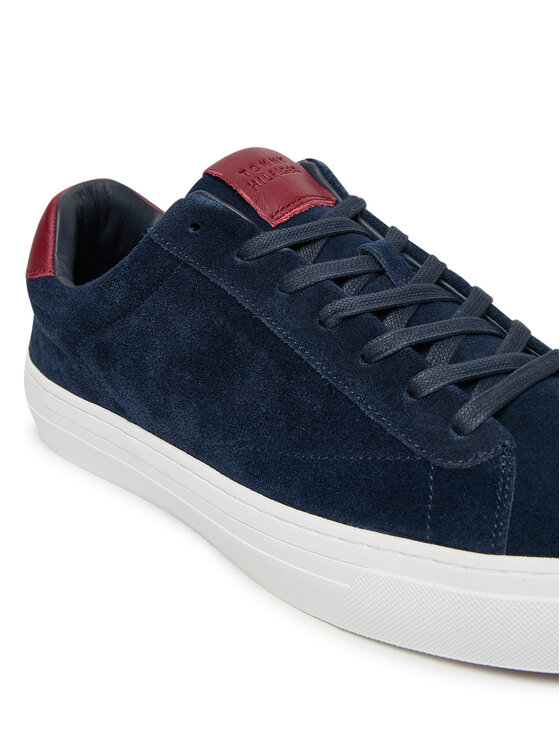 Tommy Hilfiger Sneakersy Tommy Hilfiger Premium Dress Cupsole FM0FM05573 Granatowy
