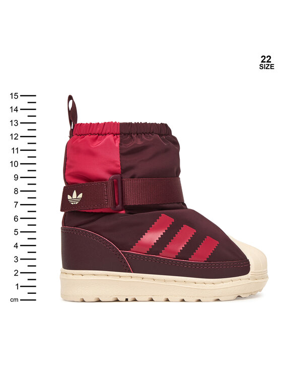 adidas Снігоходи adidas Superstar 360 Boot JR5805 Бордовий