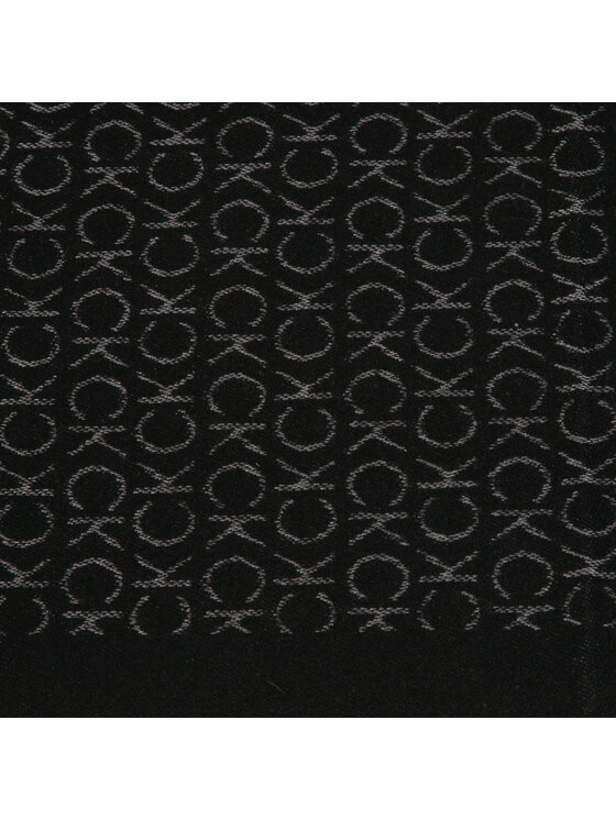 Calvin Klein Šalle Calvin Klein Monogram Woven Scarf 35x180 Melns