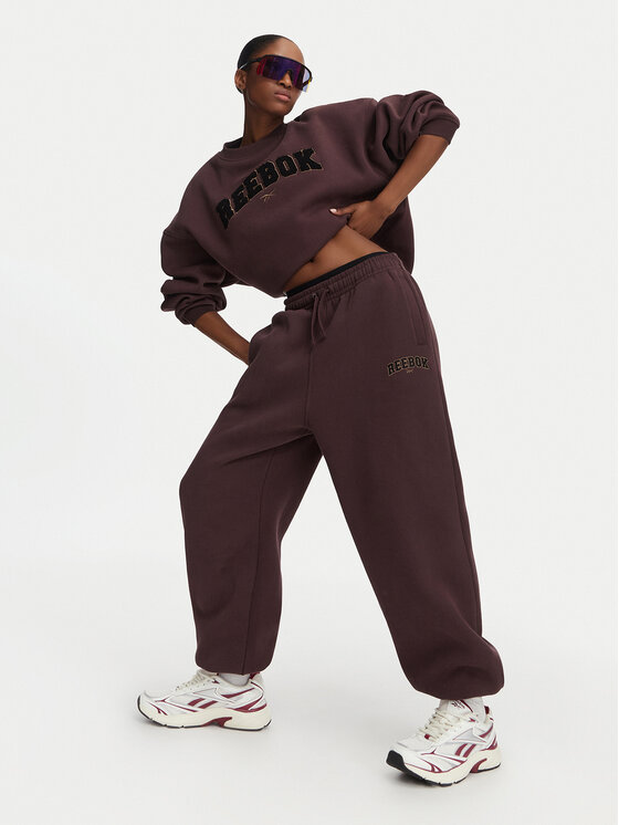 Reebok Reebok Pantalones de chándal Iza RK25687CCW Marrón oscuro Regular Fit