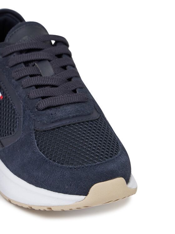 Tommy Hilfiger Сникърси Tommy Hilfiger Sporty Runner FW0FW08644 Тъмносин