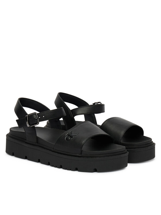 Calvin Klein Σανδάλια Calvin Klein Velcro Sandal V3A2-83255-0326 Μαύρο